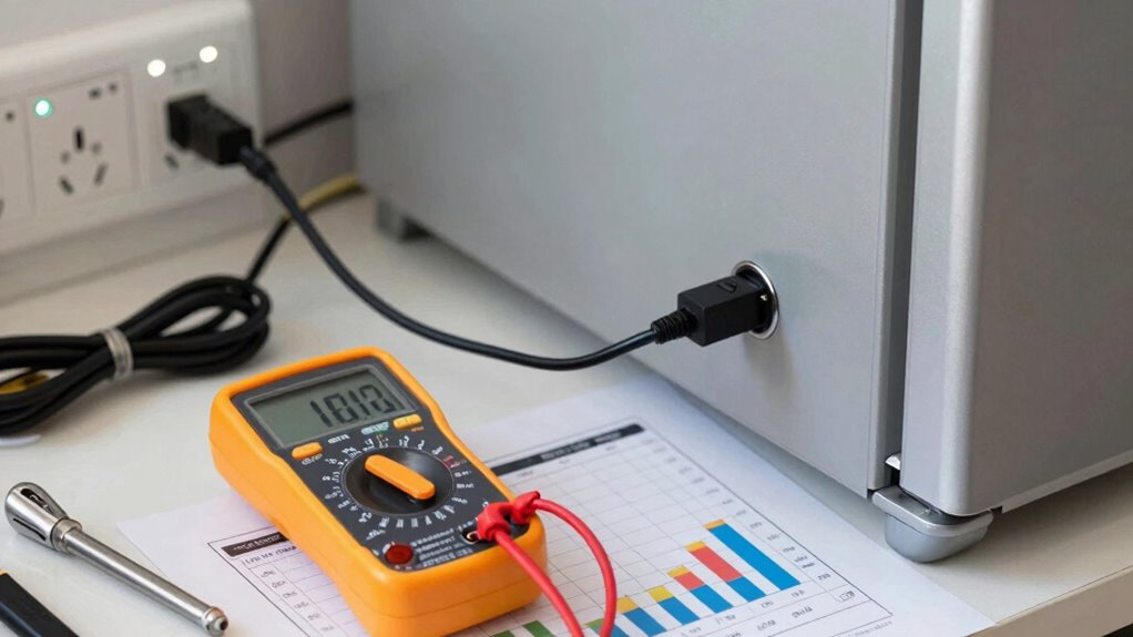determine refrigerator wattage requirements