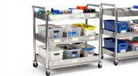 efficient organization with utility carts
