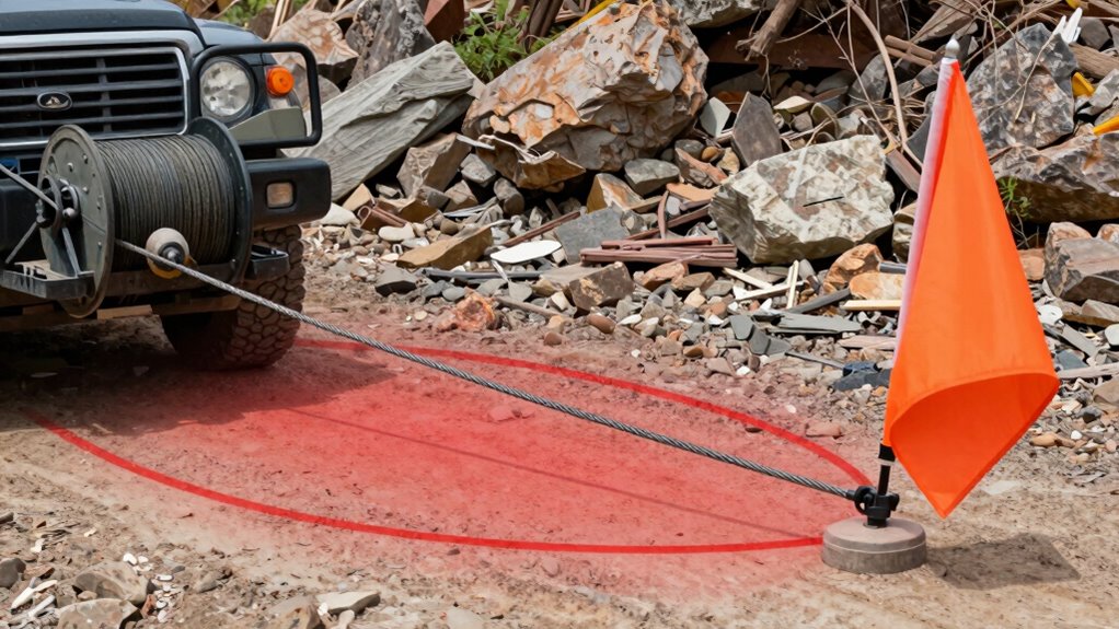 identify tension recoil hazards