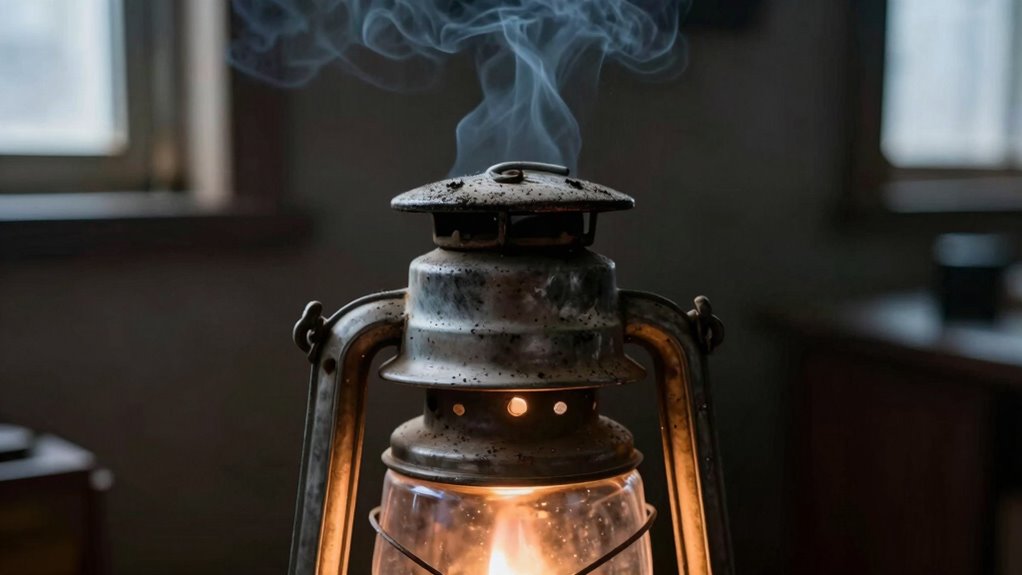 kerosene heater soot management