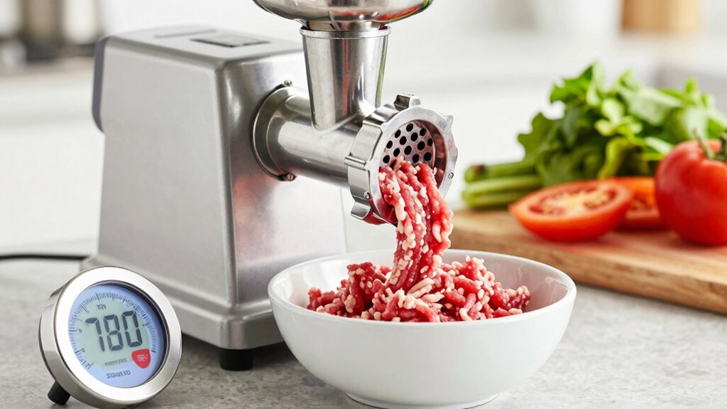 maintain cold meat during grinding