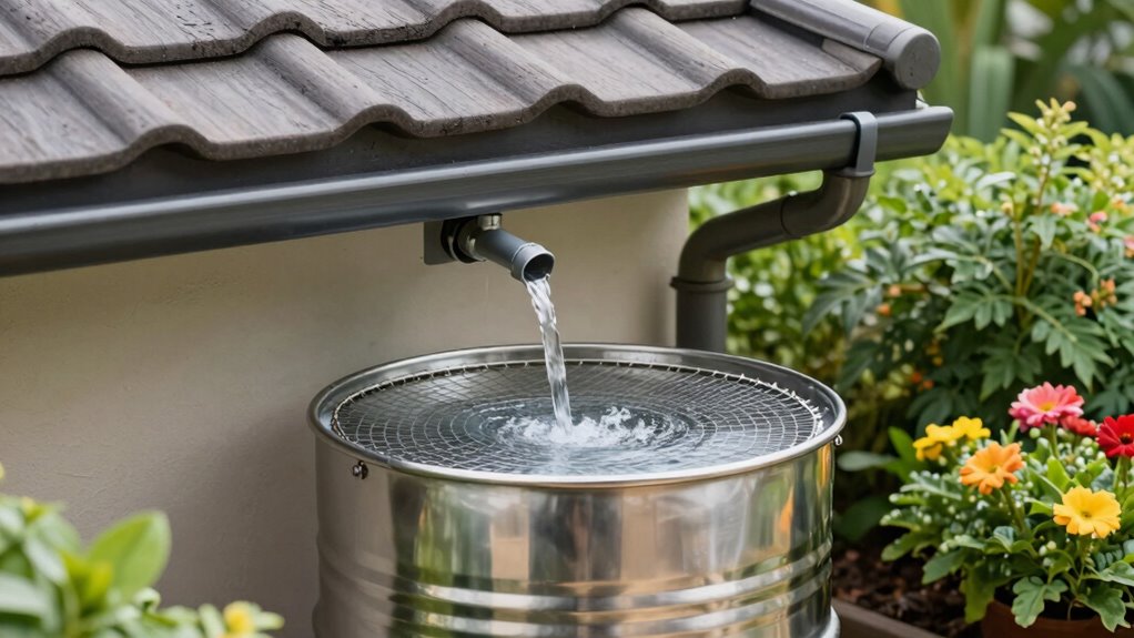 mosquito free rainwater collection