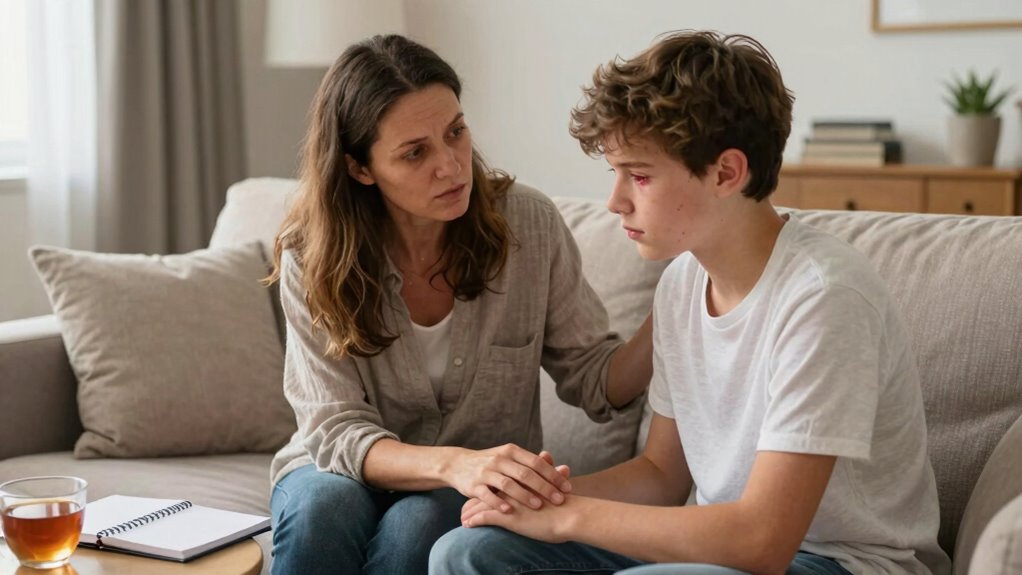 notice family emotional changes