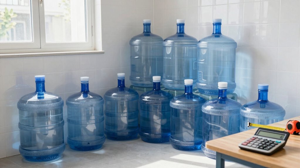 optimize water storage space