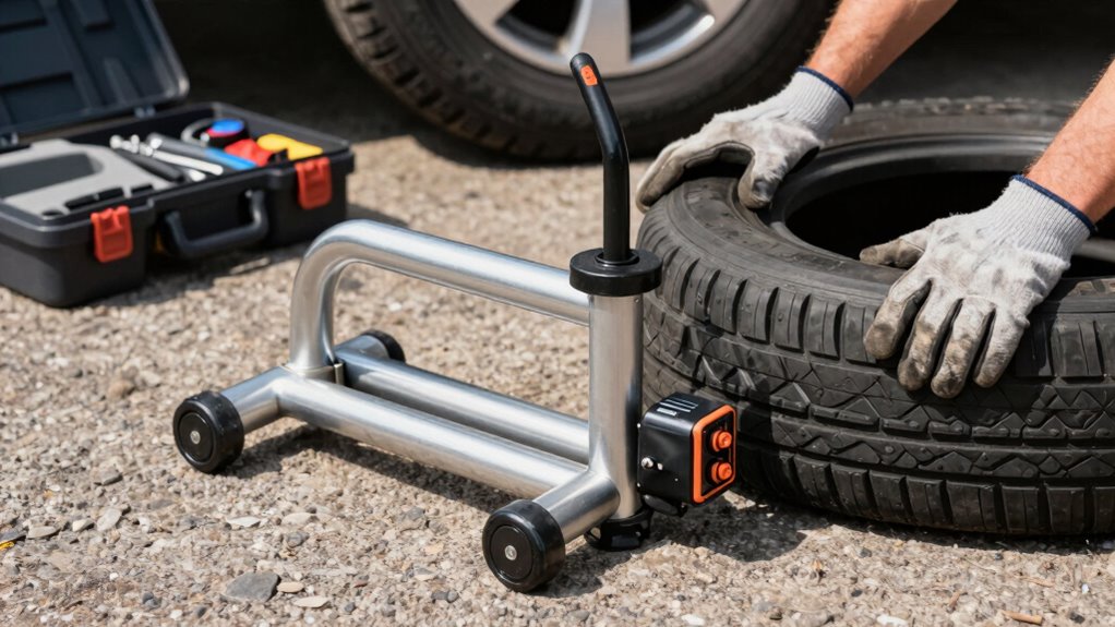 portable tire maintenance devices