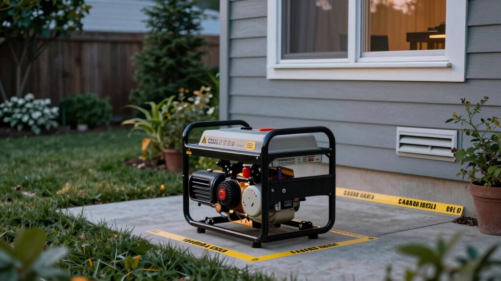 proper generator placement prevents poisoning