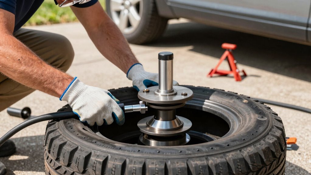 proper tire machine safety