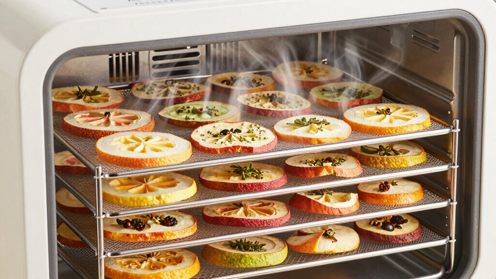 proper tray spacing ensures even drying