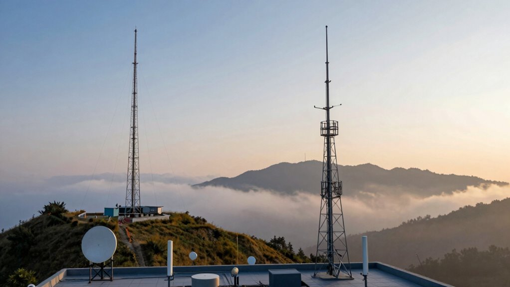 radio band signal coverage