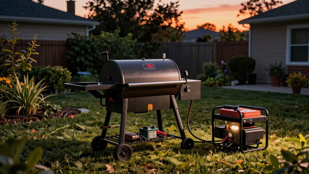 reliable pellet smoker power backup