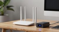 small router with ups