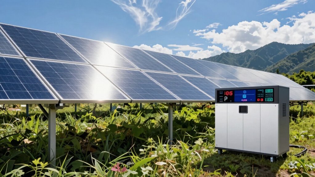 solar input and generator size