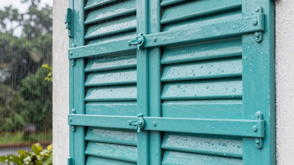 storm shutters prevent debris