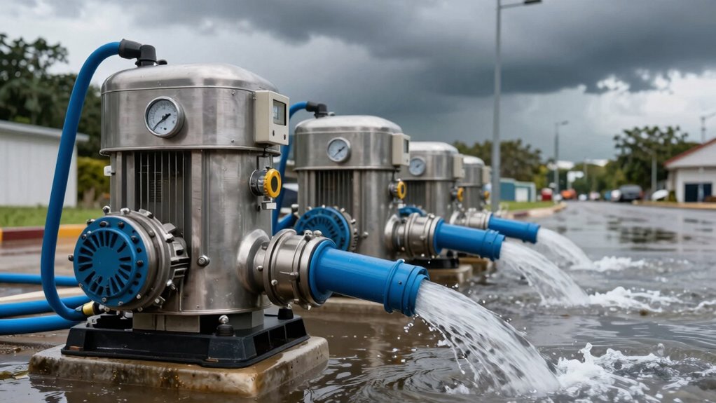 types of flood pumps