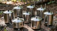 top stainless steel tent stoves