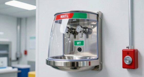 top wall mounted eye washes