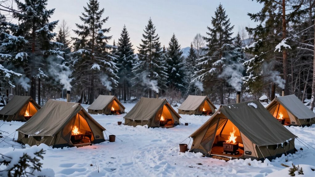 top wood stove tents