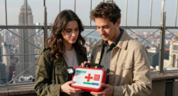 Couple On Empire State Building