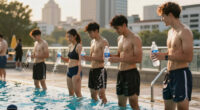 Feels like a reset, say Londoners as they cool off with morning swim