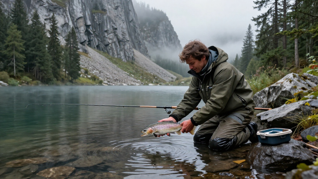 A Secret Lake, A Sheer Cliff, And 19-Inch Trout Nobody Could Identify