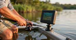 High-School Bass Angler Locating Gators With Forward-Facing Sonar Helps Snag A Cannibal Gator