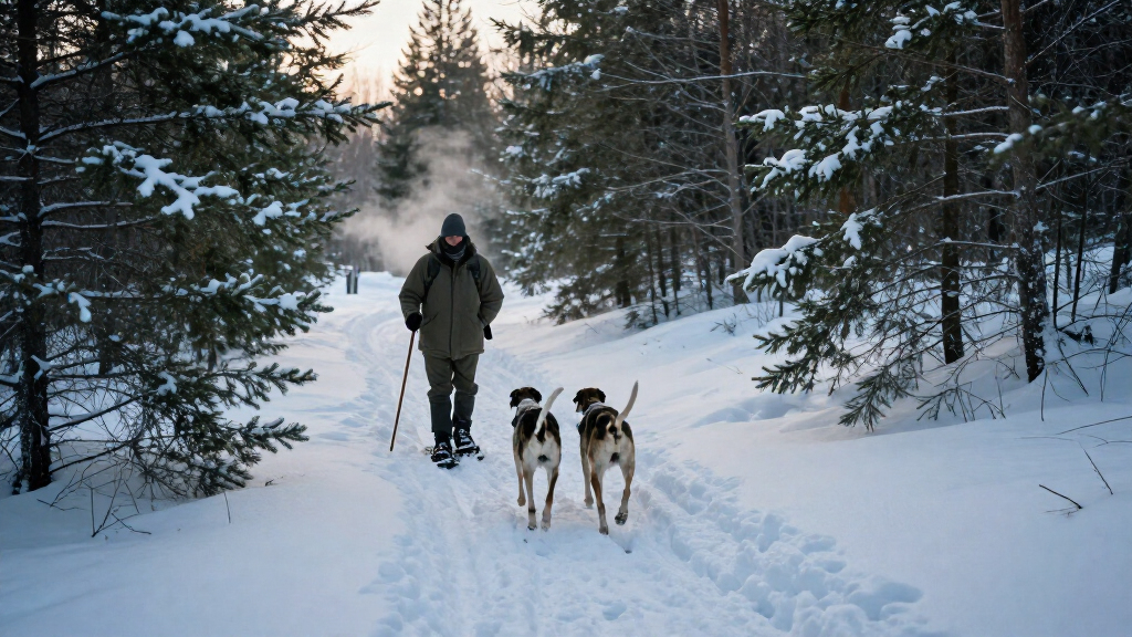 An Old-School Snowshoe Hare Hunt With Hounds Is The Most Underrated Winter Adventure